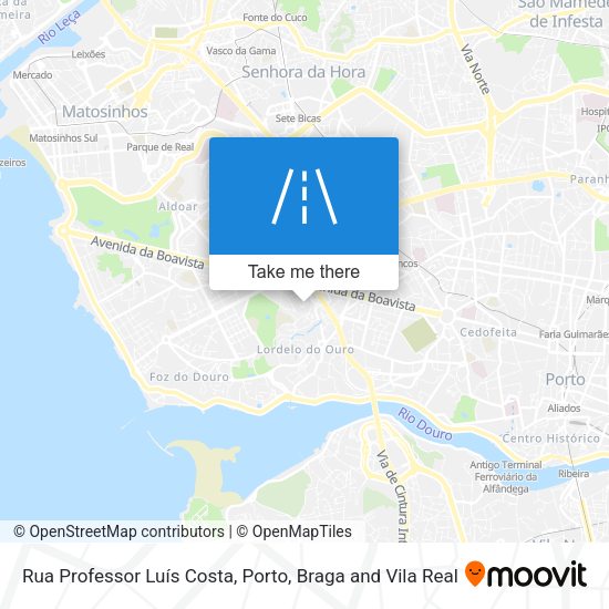 Rua Professor Luís Costa map
