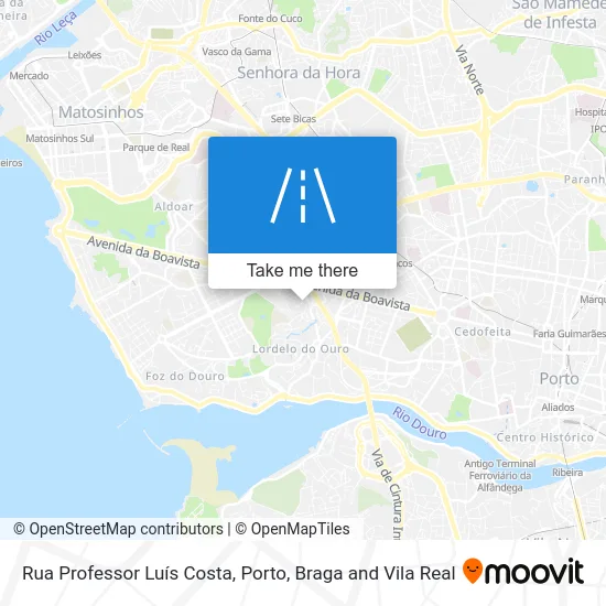 Rua Professor Luís Costa map
