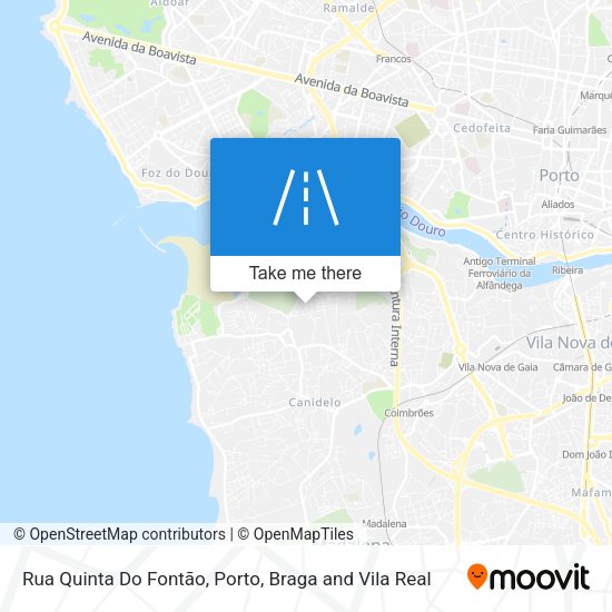 Rua Quinta Do Fontão mapa