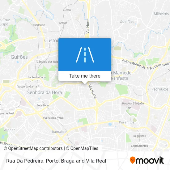 Rua Da Pedreira map