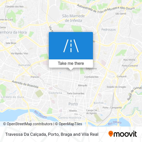 Travessa Da Calçada mapa