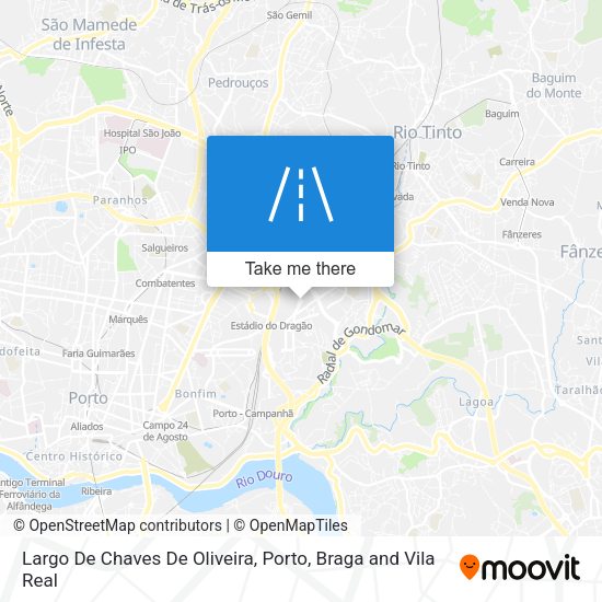 Largo De Chaves De Oliveira map