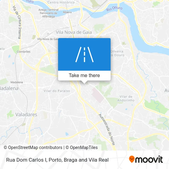 Rua Dom Carlos I map