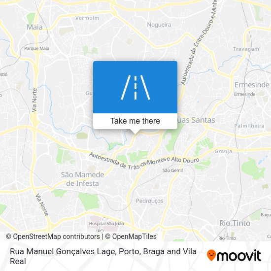 Rua Manuel Gonçalves Lage map