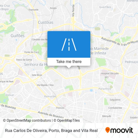 Rua Carlos De Oliveira mapa