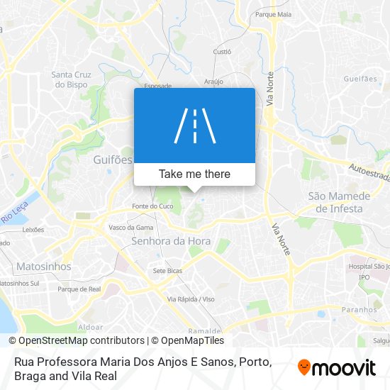 Rua Professora Maria Dos Anjos E Sanos map