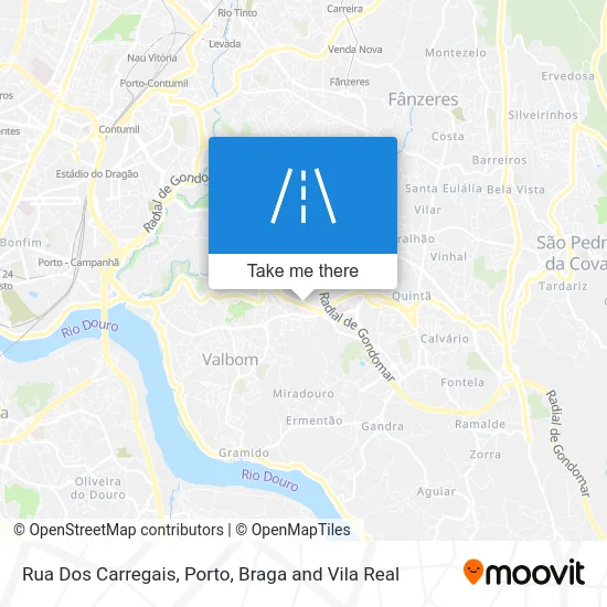 Rua Dos Carregais map