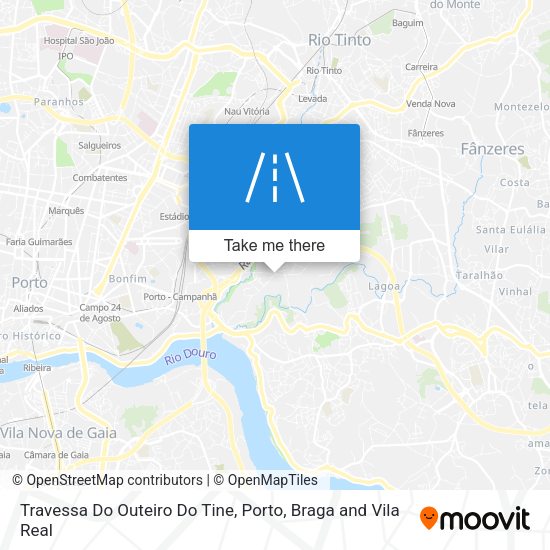 Travessa Do Outeiro Do Tine map