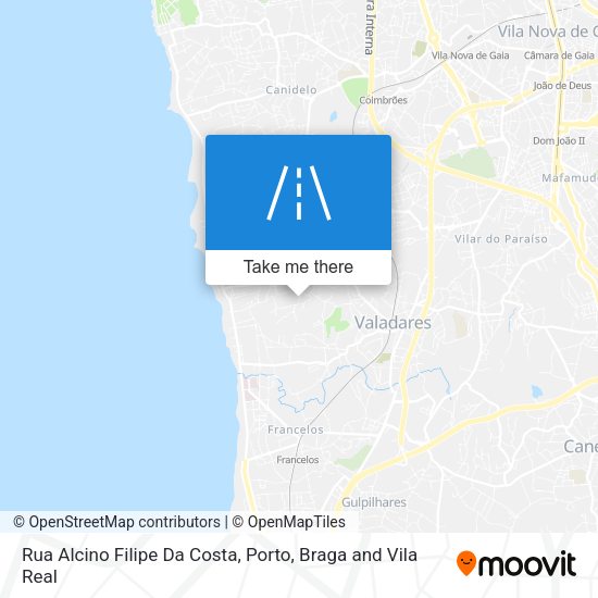 Rua Alcino Filipe Da Costa map