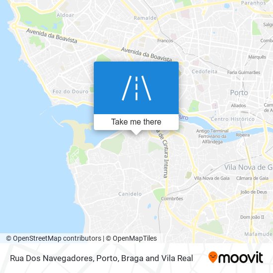 Rua Dos Navegadores mapa