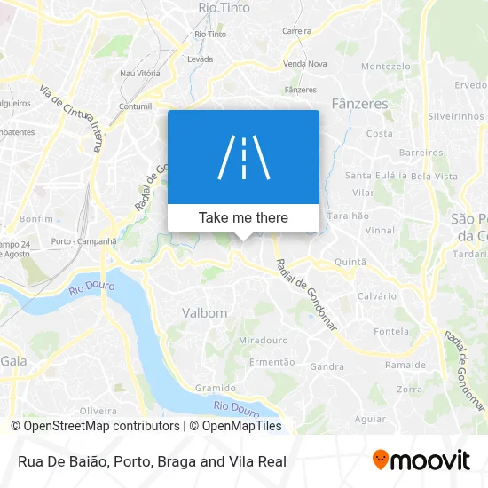 Rua De Baião map