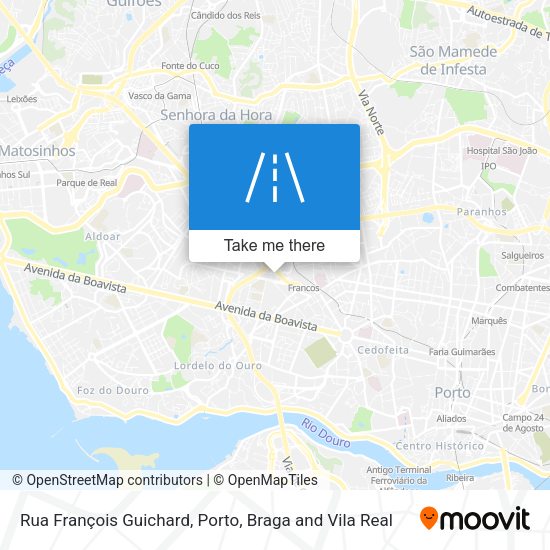 Rua François Guichard map