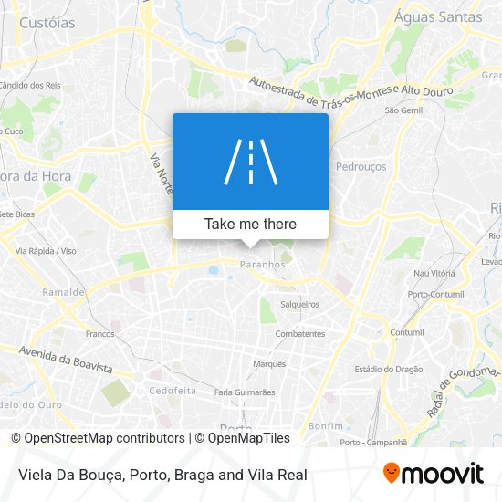 Viela Da Bouça mapa