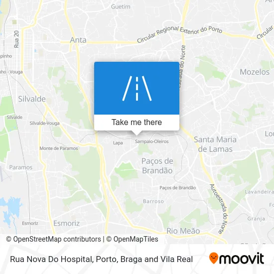 Rua Nova Do Hospital map