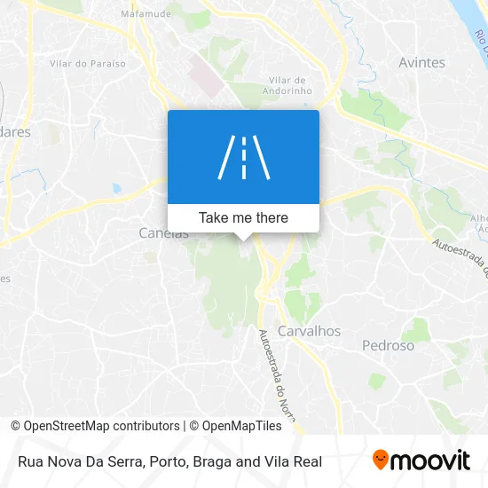 Rua Nova Da Serra map