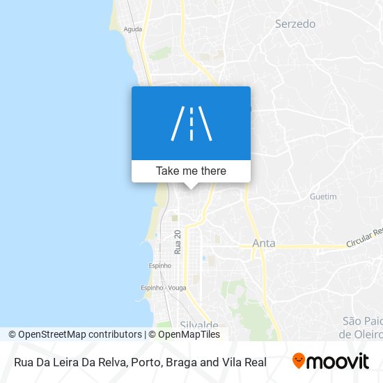 Rua Da Leira Da Relva map