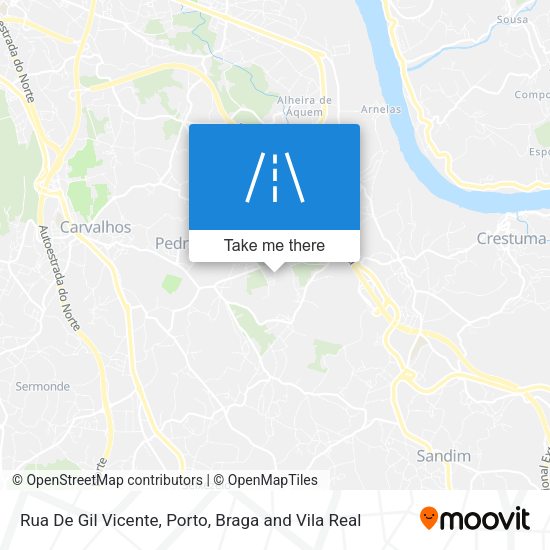 Rua De Gil Vicente mapa