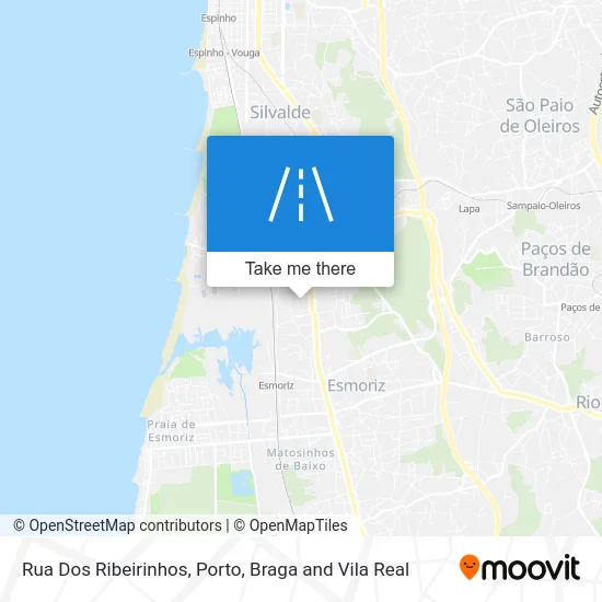 Rua Dos Ribeirinhos map