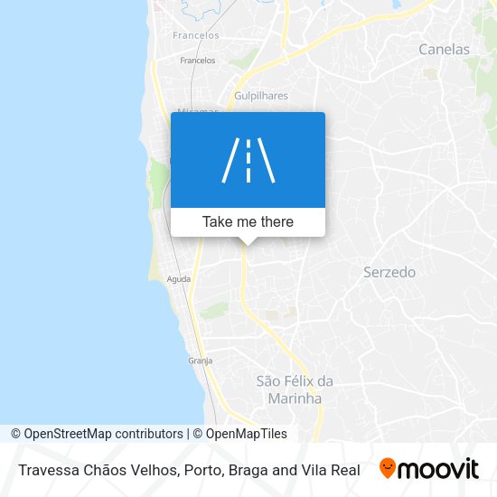 Travessa Chãos Velhos mapa