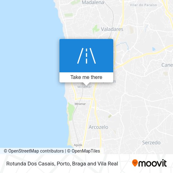 Rotunda Dos Casais mapa
