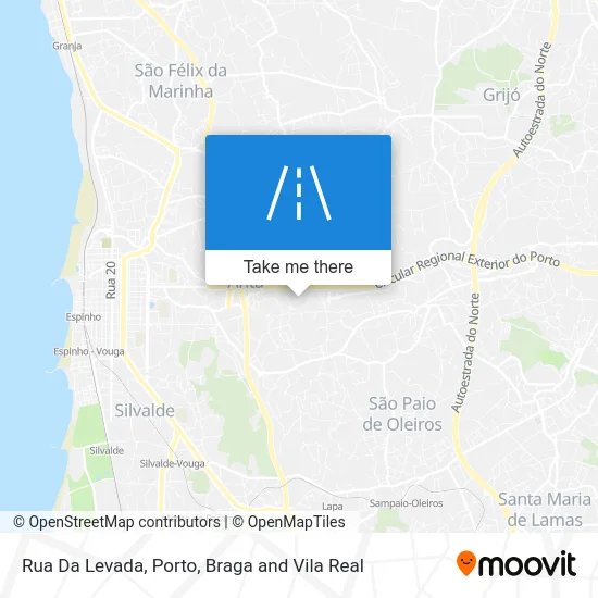 Rua Da Levada map