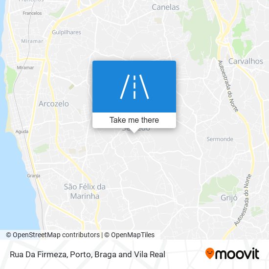 Rua Da Firmeza map