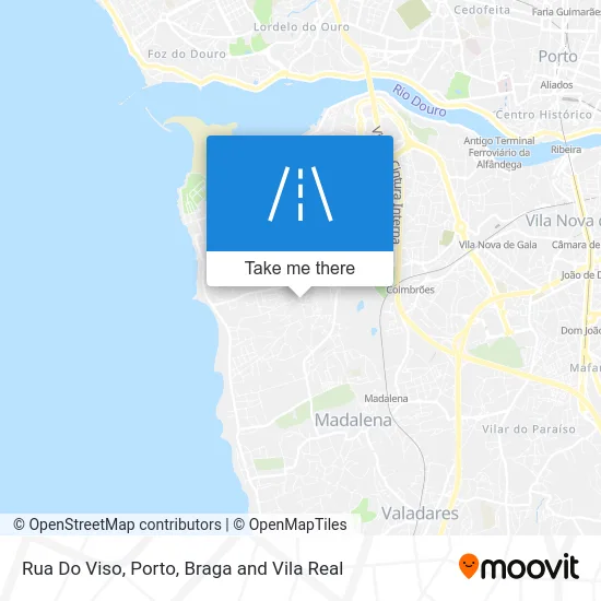 Rua Do Viso map