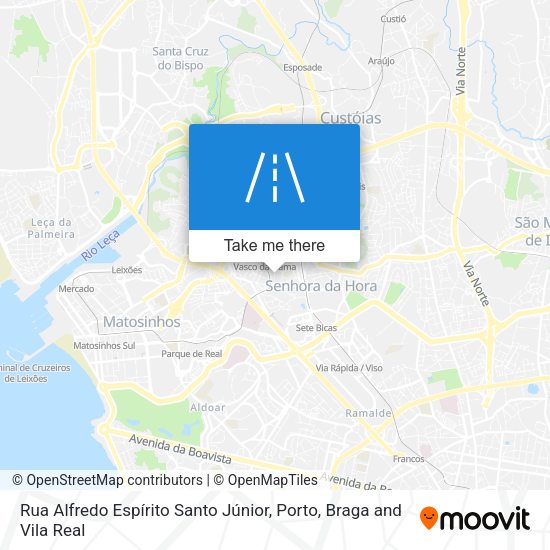Rua Alfredo Espírito Santo Júnior mapa