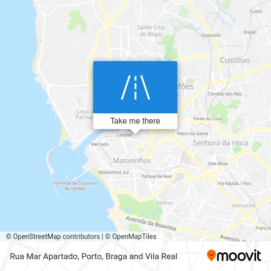 Rua Mar Apartado map