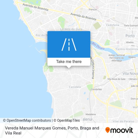 Vereda Manuel Marques Gomes map