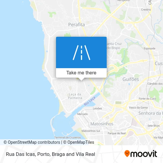 Rua Das Icas map