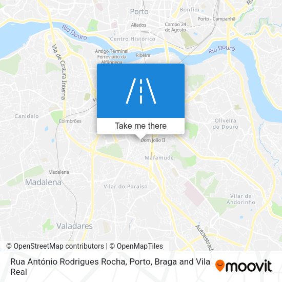 Rua António Rodrigues Rocha map
