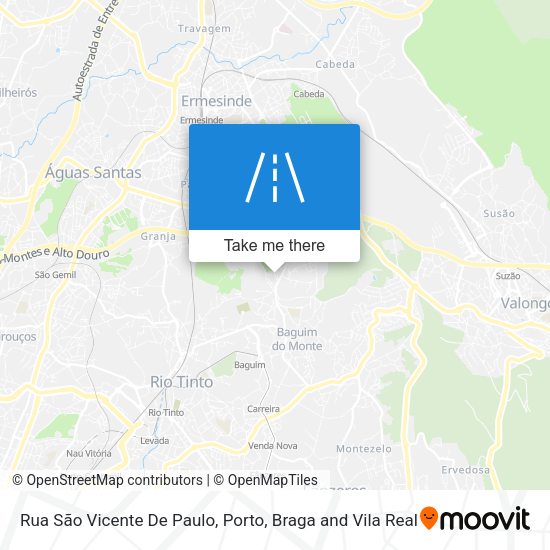 Rua São Vicente De Paulo map
