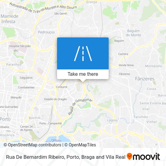 Rua De Bernardim Ribeiro map