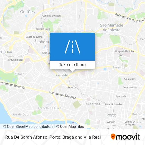 Rua De Sarah Afonso map