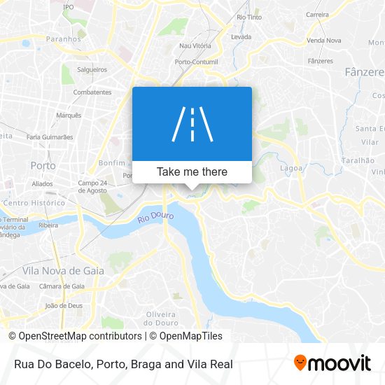 Rua Do Bacelo mapa