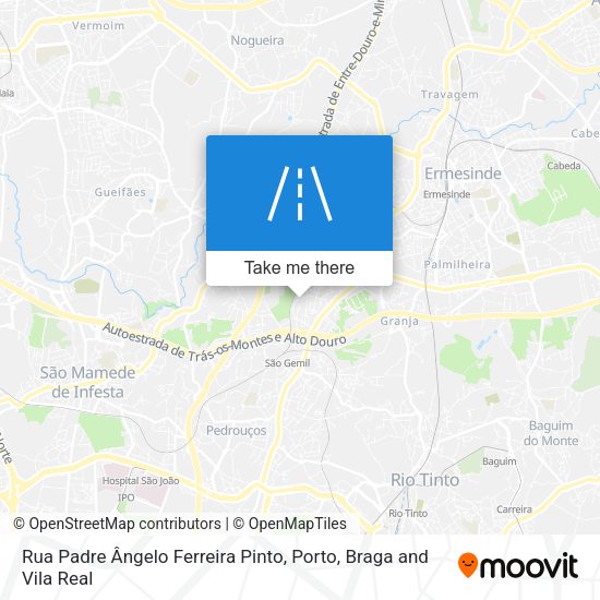 Rua Padre Ângelo Ferreira Pinto map