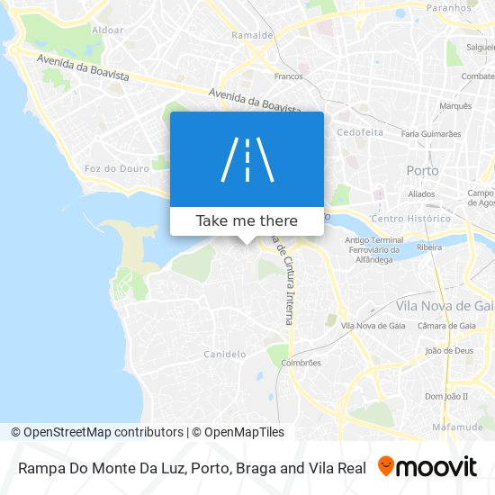 Rampa Do Monte Da Luz map