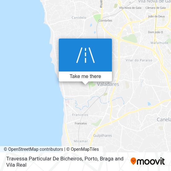 Travessa Particular De Bicheiros mapa