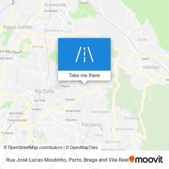 Rua José Lucas Moutinho map