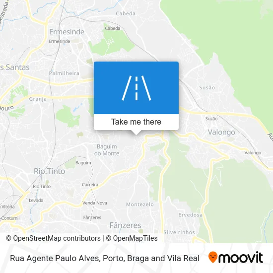 Rua Agente Paulo Alves map