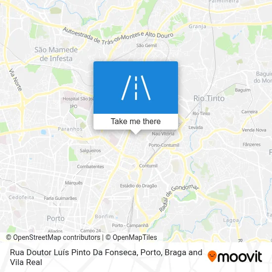 Rua Doutor Luís Pinto Da Fonseca map