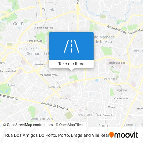 Rua Dos Amigos Do Porto map