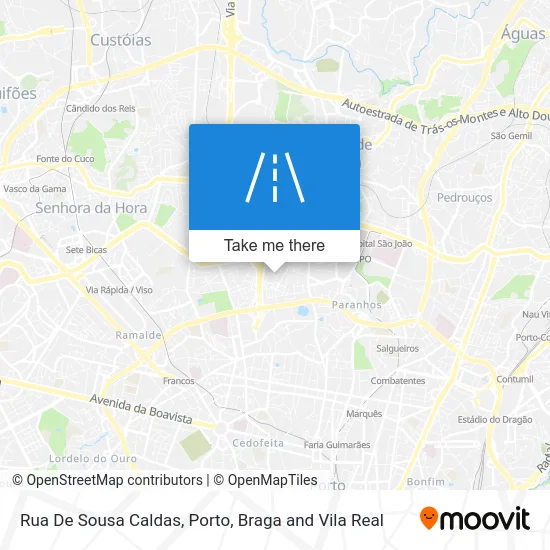 Rua De Sousa Caldas map