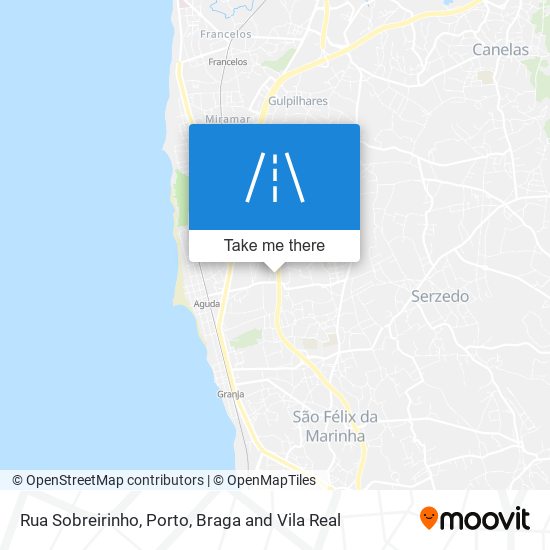 Rua Sobreirinho map