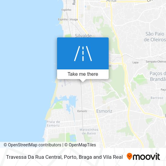 Travessa Da Rua Central map