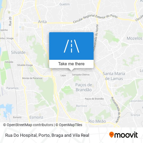 Rua Do Hospital map
