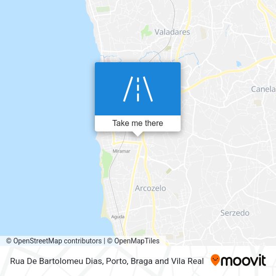 Rua De Bartolomeu Dias map