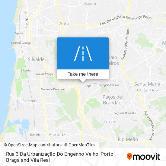 Rua 3 Da Urbanização Do Engenho Velho map