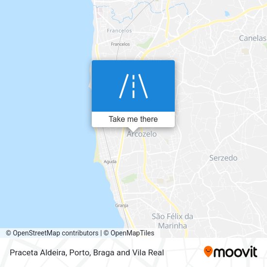 Praceta Aldeira mapa